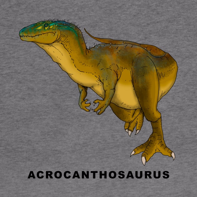 Acrocanthosaurus by lucamendieta